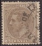 Spain 1879 Personajes 40 CTS Castaño Edifil 205